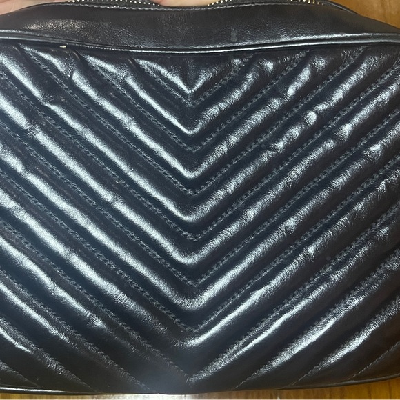 Yves Saint Laurent Black Quilted Crossbody Bag - Picture 3 of 10